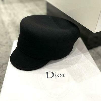 Dior Logo Tweed Casquette Hunting Hat 02DCP920A140 Black 